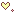 yellow heart w/ glitter
